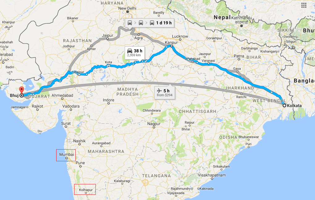 The Joshees' move from Bhuj to Calcutta spanned the subcontinent and crossed cultures as well as languages. It took them far away from their home province near Bombay (now Mumbai). 