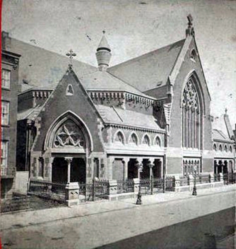 Church of Rev. Lyman Beecher. 1885.