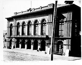 Exterior of Acacdemy of Music. 